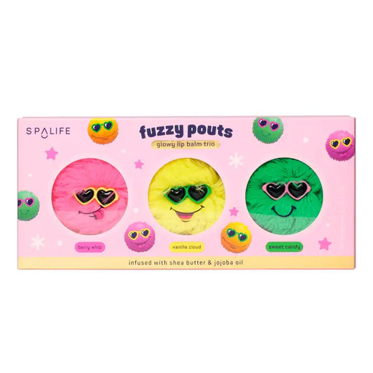 Fuzzy Pouts Glowy Lip Balm Trio