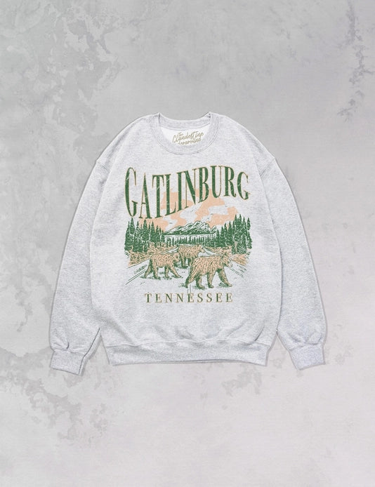 Gatlinburg 90's Oversized Crewneck