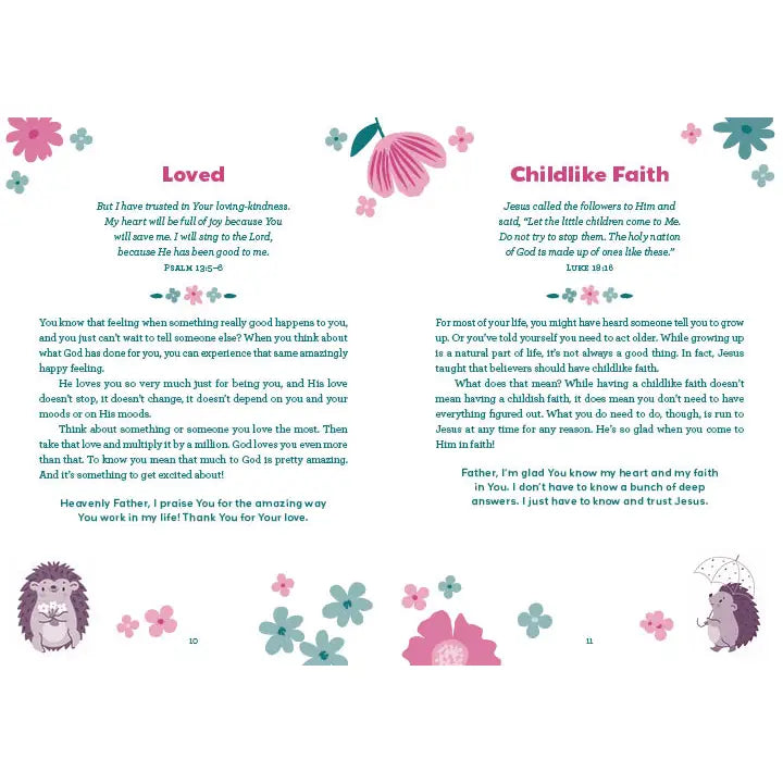 God Is So Good: Devotions and Prayers For Girls