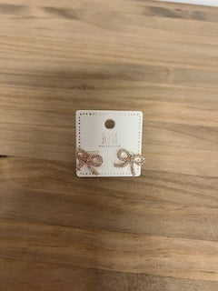 Golden Bow Earrings