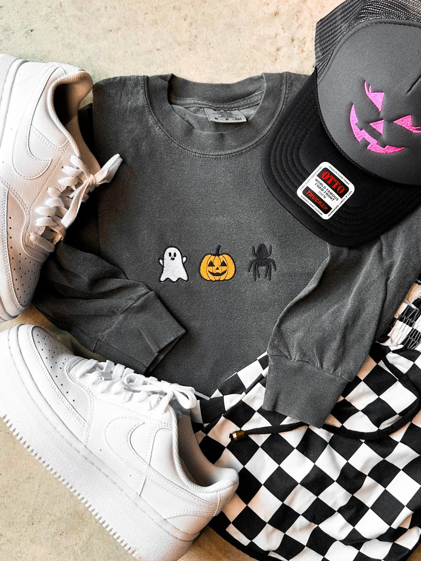 Halloween Icons Long Sleeve Tee