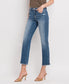 Plus, Lovervet High Rise Crop Straight Jeans