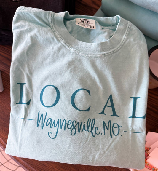 Waynesville Local Tee, Chalky Mint