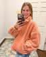 Collared Puffer Jacket, Terracotta