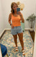 Tangerine Petal Tank