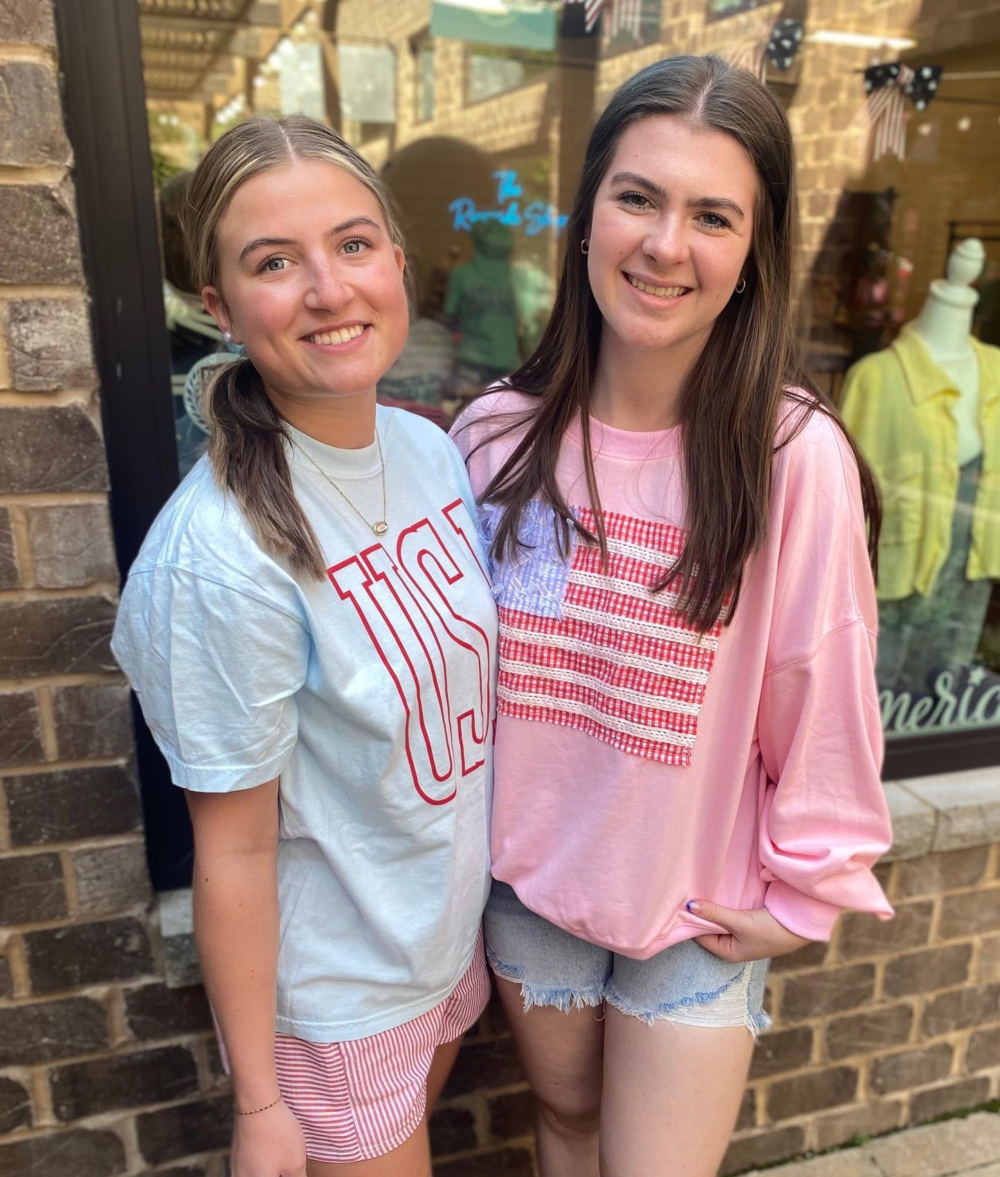Flag Lace Sweatshirt