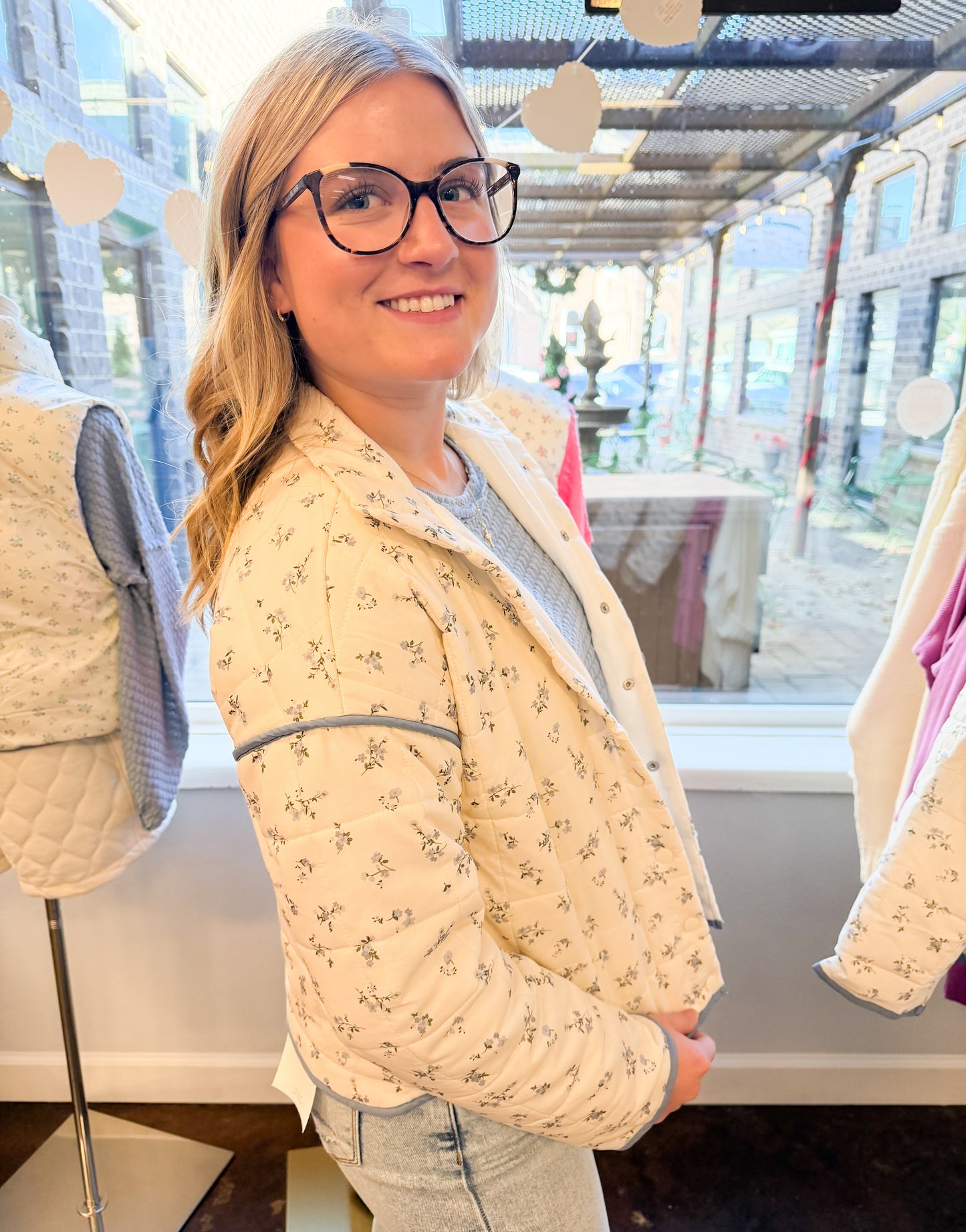 Floral Quilted Jacket