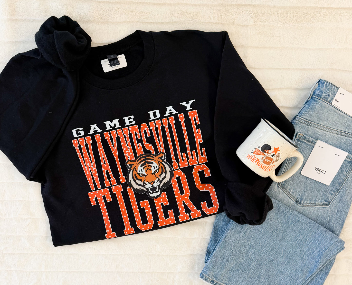 Tigers Polka Dot Sweatshirt