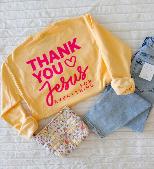 Thank You Jesus Pullover