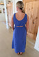 Darci Dress, Blue Billow