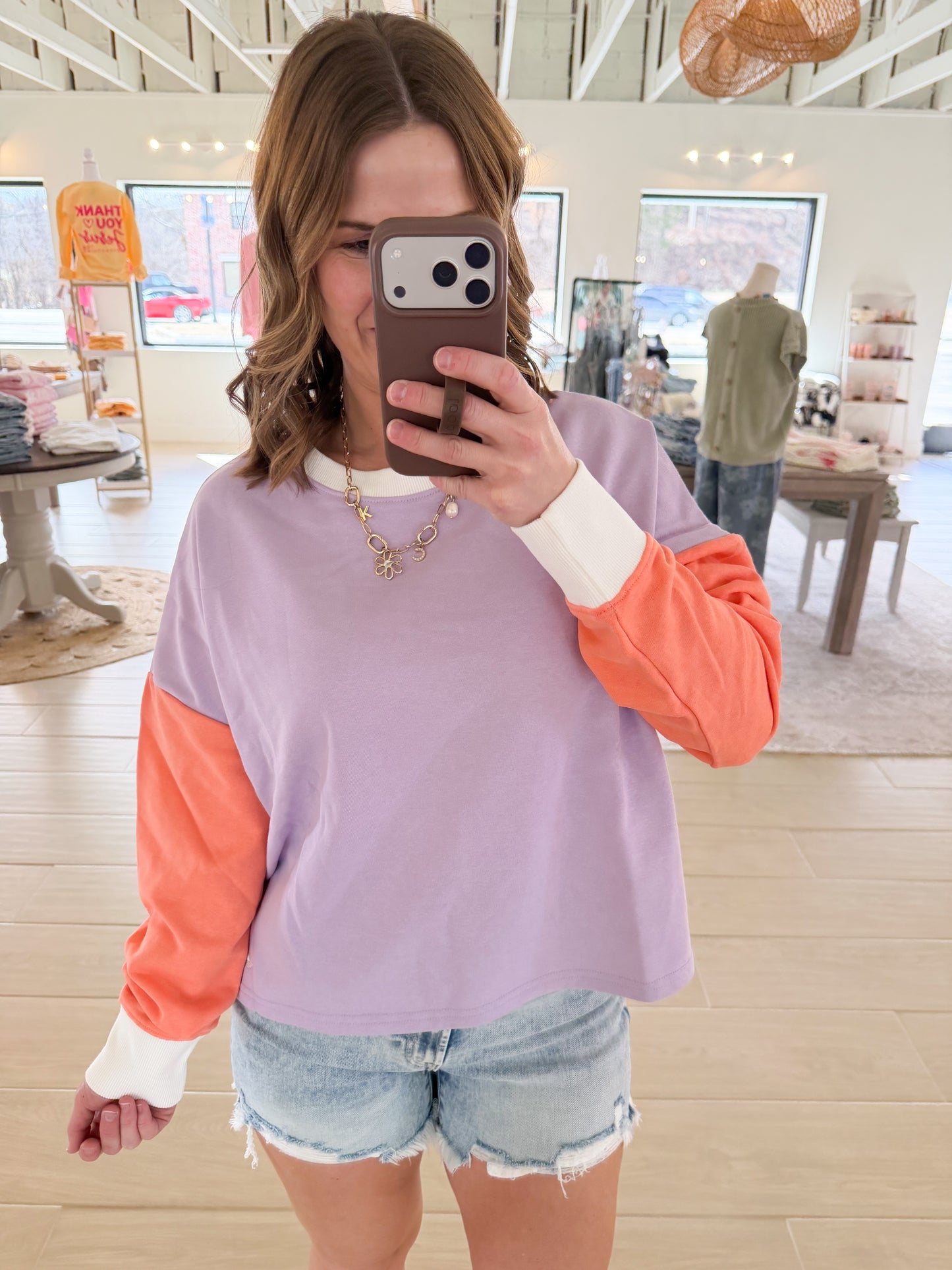 Day Off Pullover, Cotton Candy
