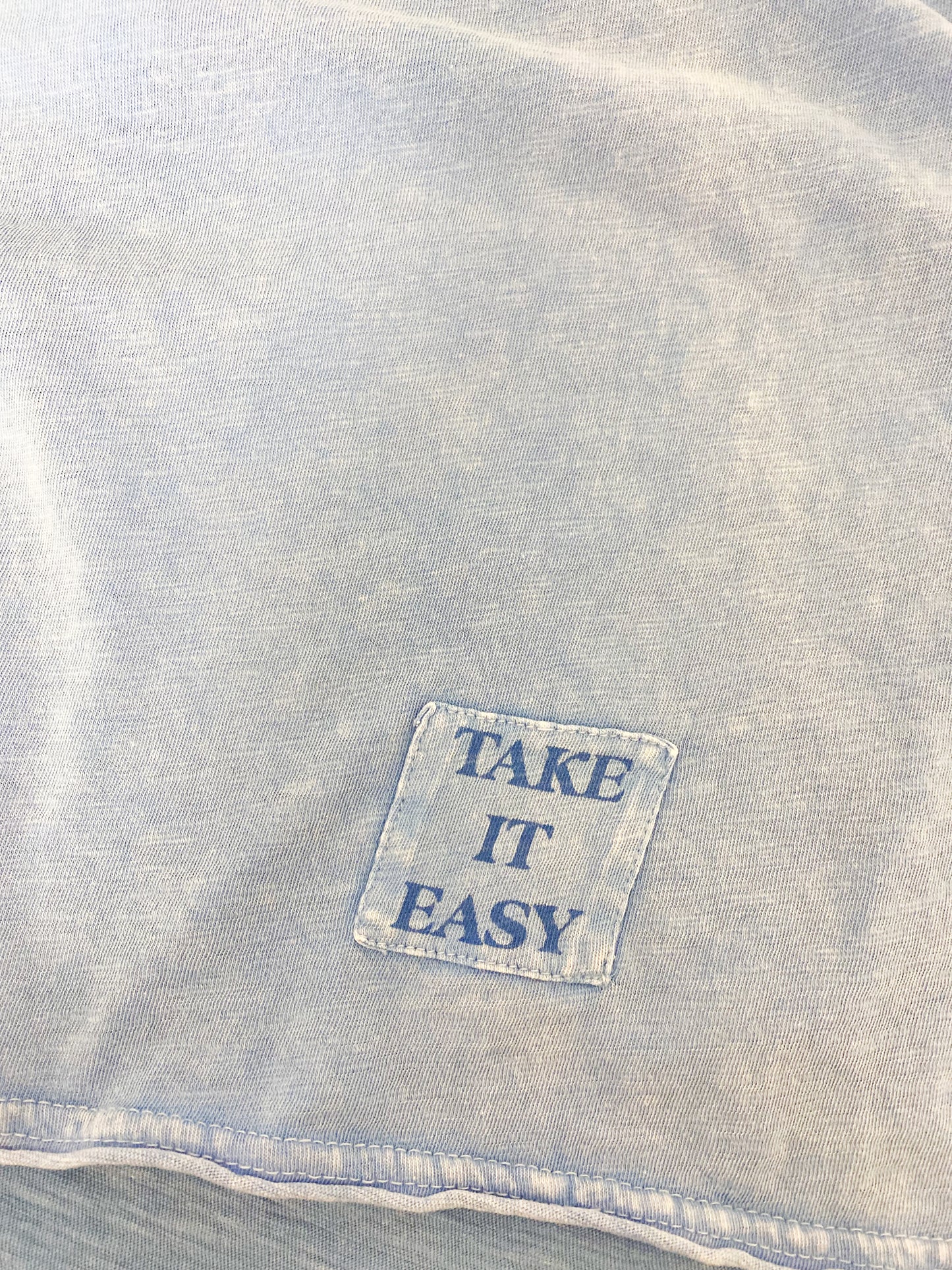 Not So Basic Tee, Sky Blue (Take It Easy)