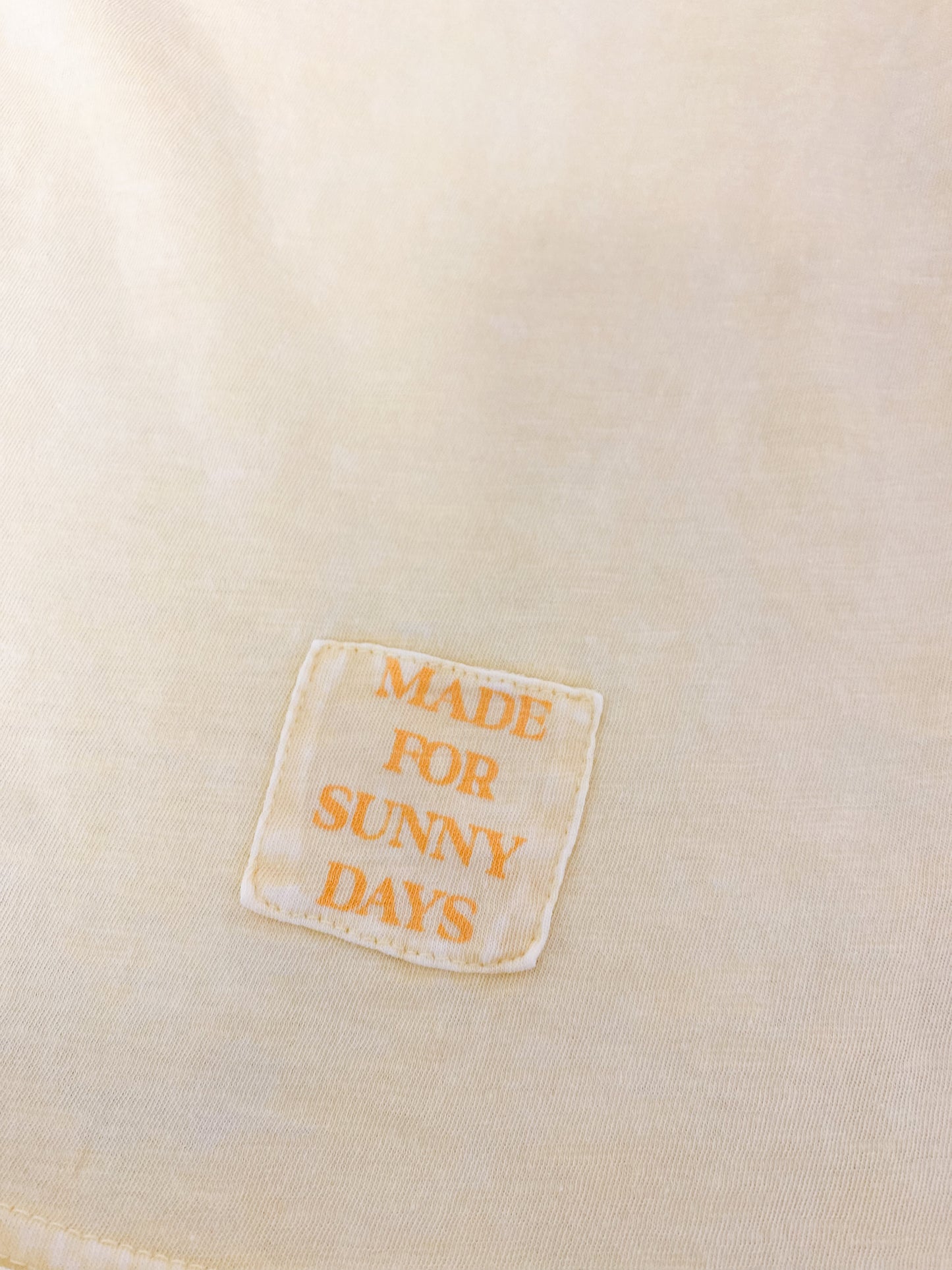 Not So Basic Tee, Yellow (Made for Sunny Days)