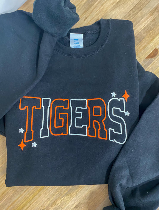 Tigers Puff Mascot Sweatshirt