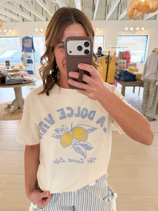 La Dolce Vita Oversized Graphic