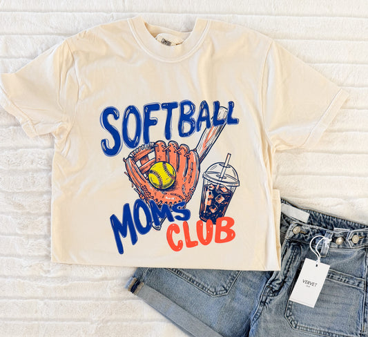 Softball Moms Club Tee