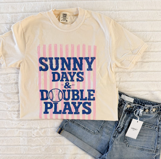 Sunny Days & Double Plays Tee