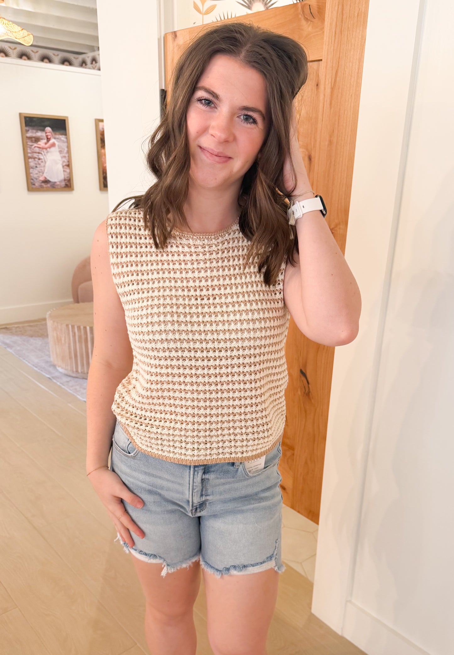 Sandstone Knit Tank