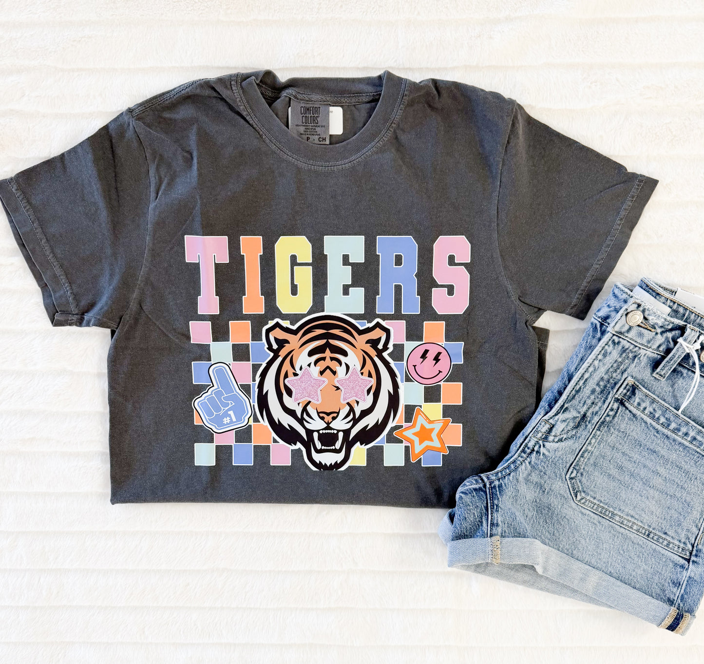 Youth Colorful Tigers Tee