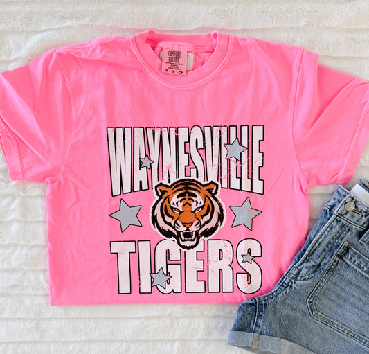 Pink Tigers Star Tee