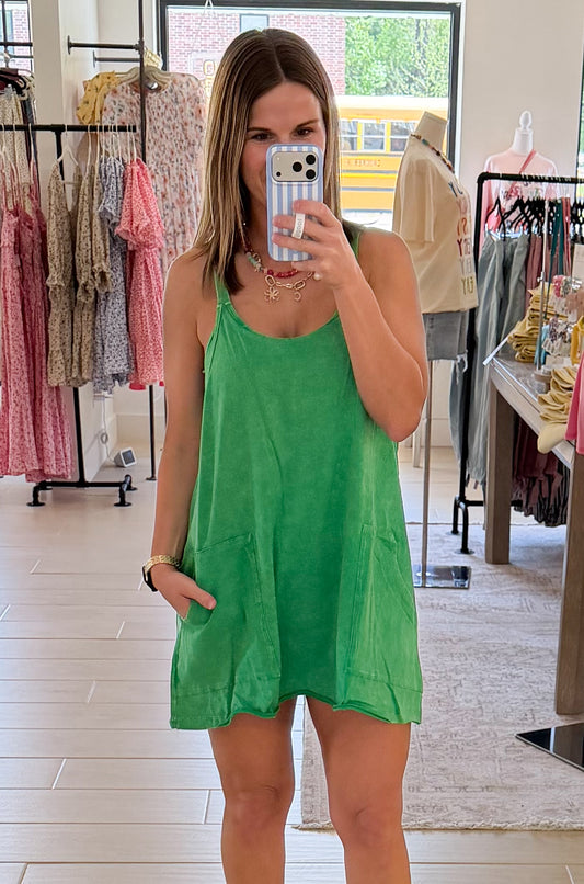 Easy Does It Active Dress, Green