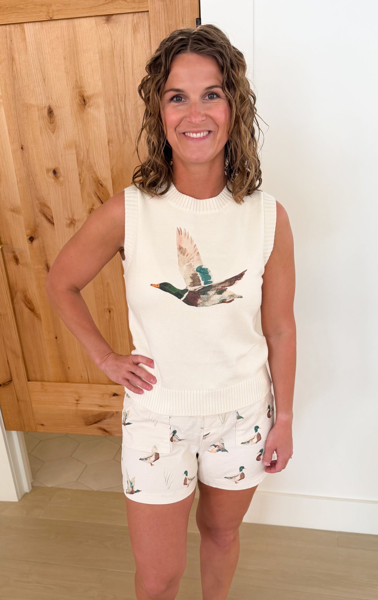 Mallard Duck Drawstring Shorts