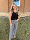 Leopard Denim Pants