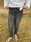 Flying Monkey High Rise Ankle Straight Jeans