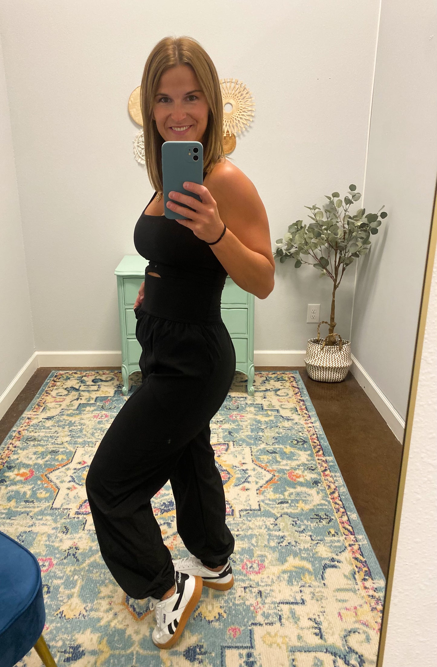 Active Jogger Onesie, Black