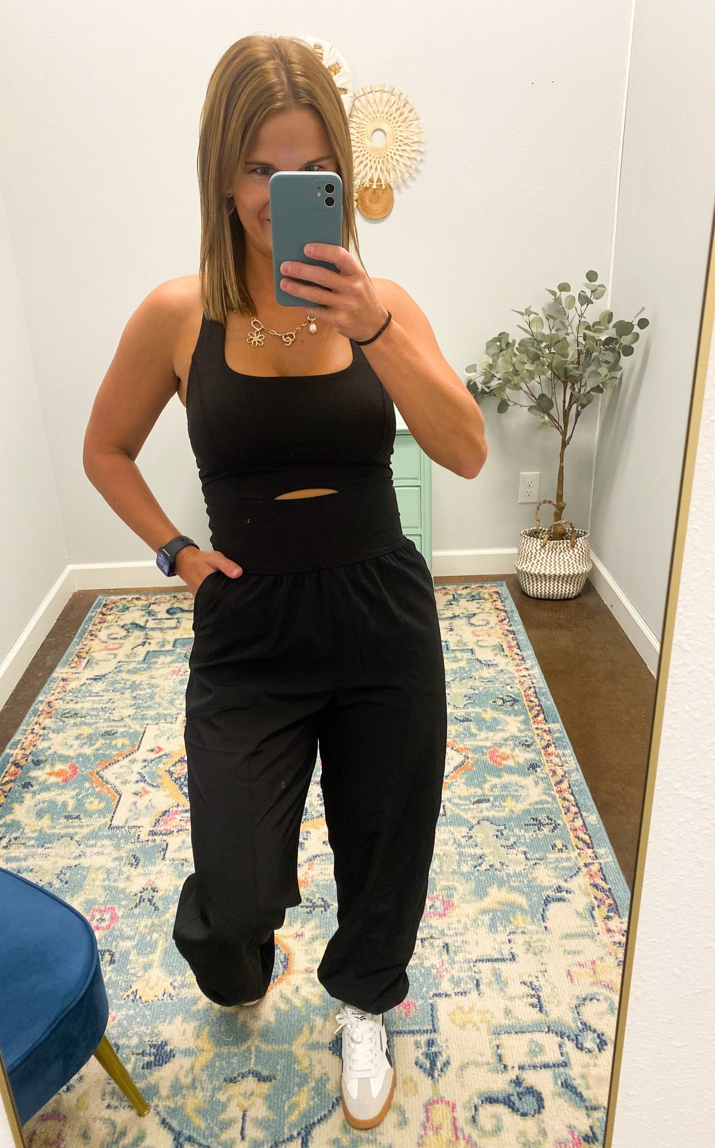 Active Jogger Onesie, Black