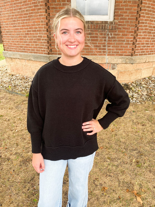 Ina Sweater, Black