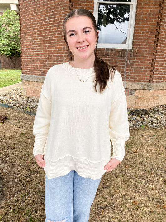 Ina Sweater, Ivory