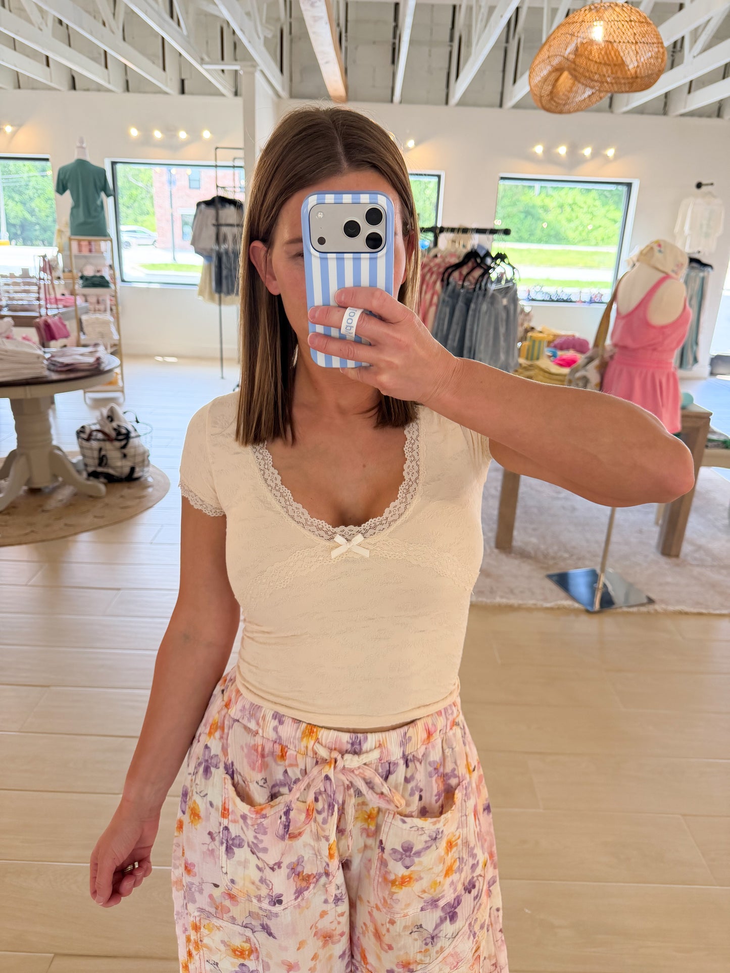 Buttercream Bow Top