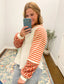 Floral & Stripe Top