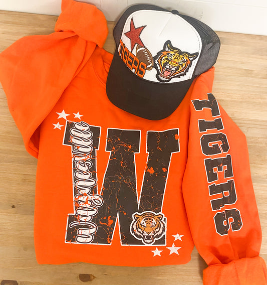 Waynesville Tigers Varsity Sleeve Sweatshirt