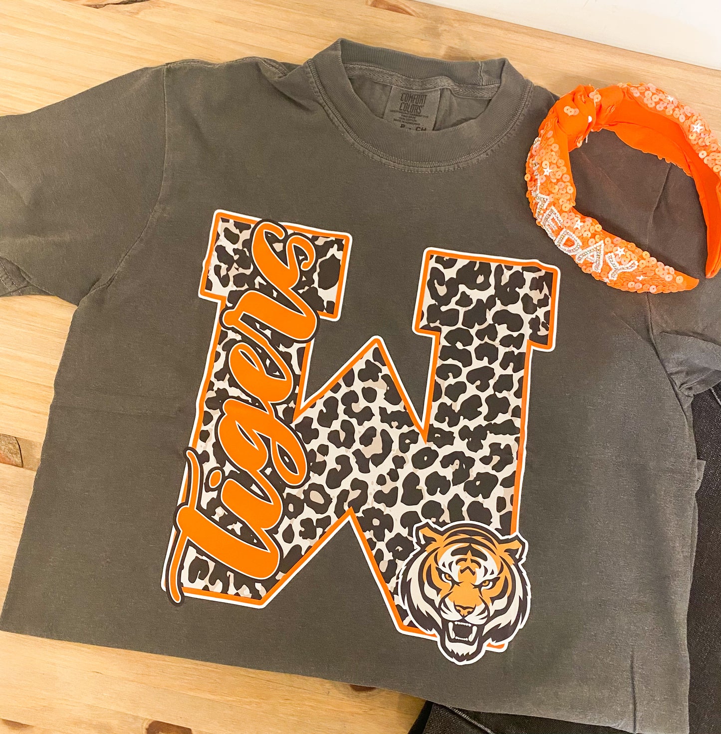 Waynesville Tigers Leopard Tee