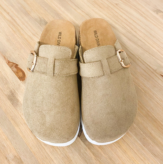 Morning Stroll Clogs, Taupe