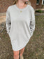 Washed Tunic Dress, Ash Mocha
