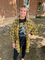Mineral Washed Plaid Shirt, Mustard