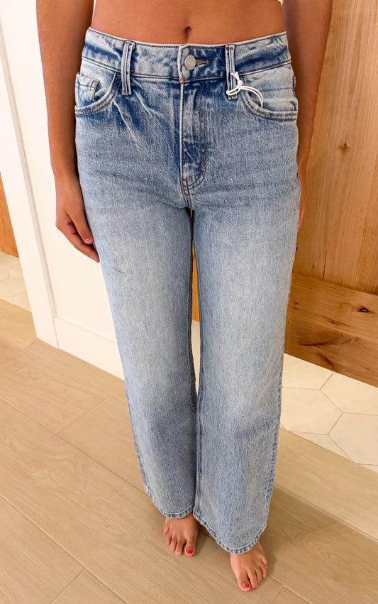 Vervet Medium Wash Wide Leg Jeans