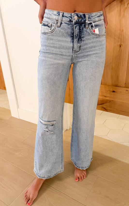 Lovervet Tummy Control Super High Rise Wide Leg Jeans