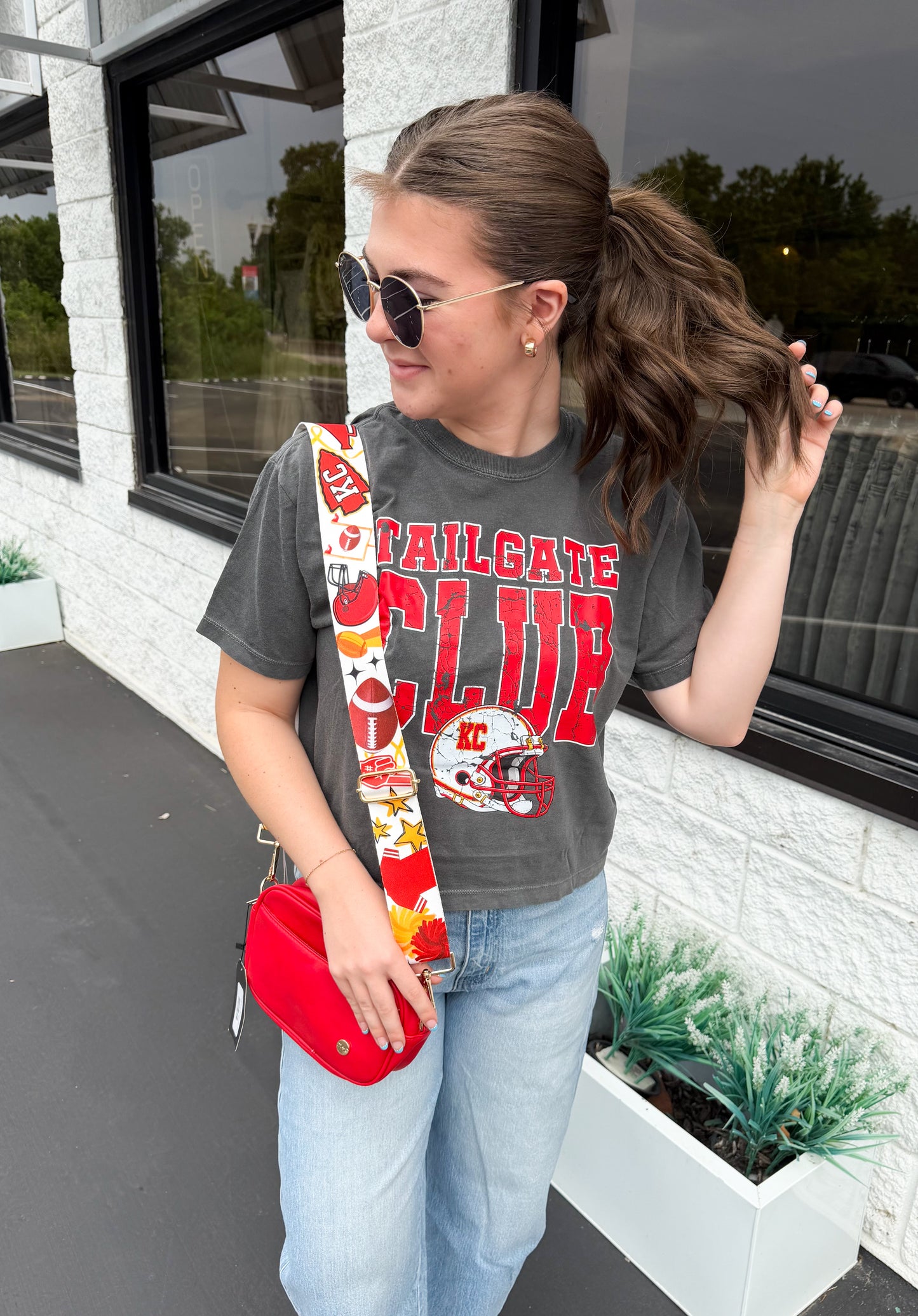 KC Tailgate Crop Tee