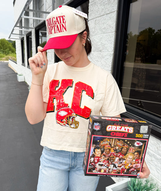 KC Chiefs Crop Tee