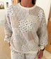 Floral Patchwork Long Sleeve Top, Cream