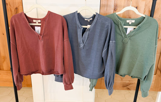 Easy Does It Crop Top, Multiple