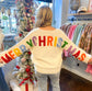 Merry Christmas Patchwork Cardigan