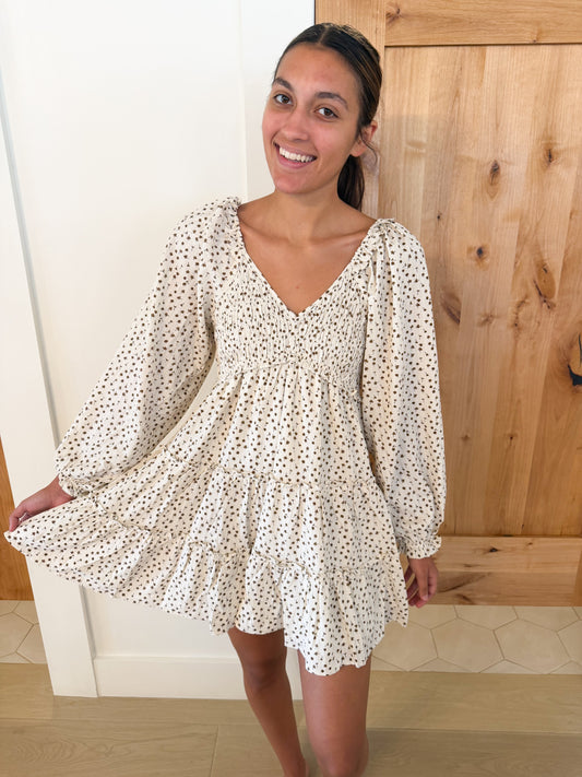Ditsy Floral Smocked Mini Deess