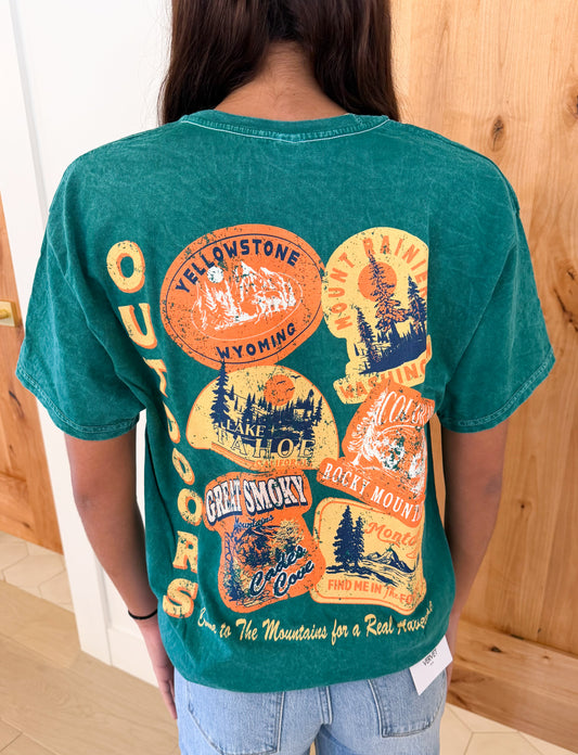 Outdoors-Real Adventure Tee
