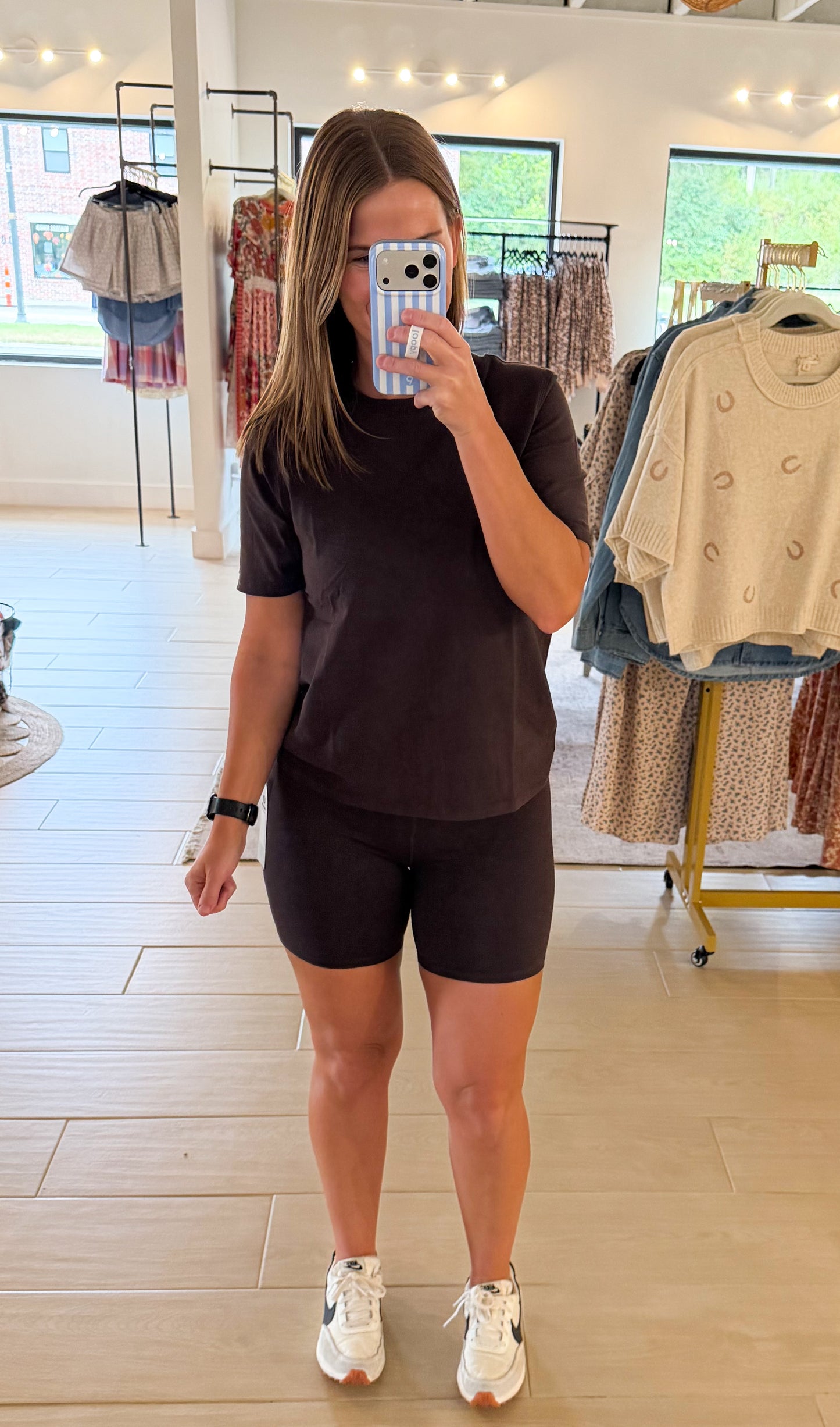 Classic Boxy Fit Tee, Coffee Bean