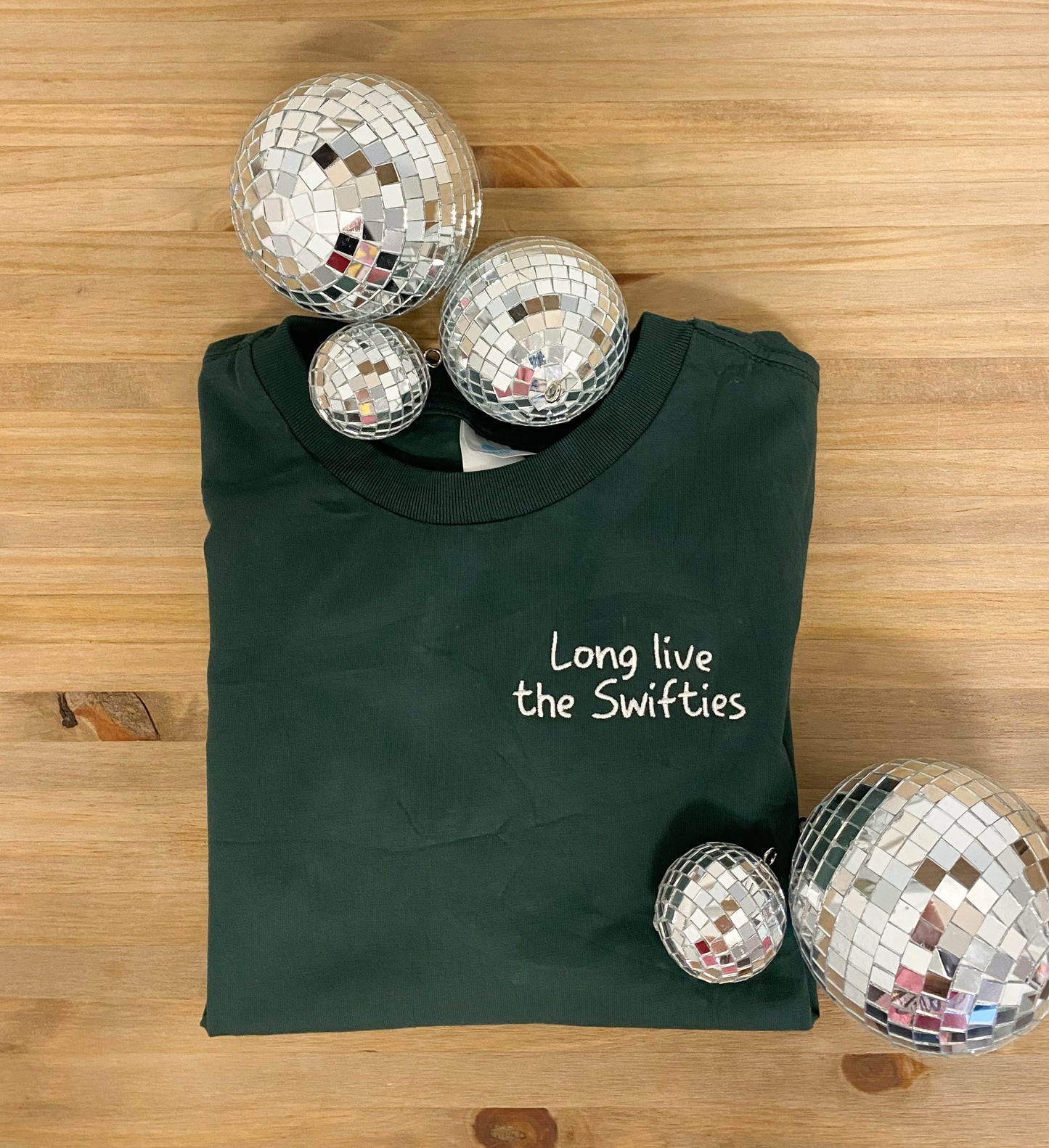 Youth Embroidered Long Live the Swifties Tee